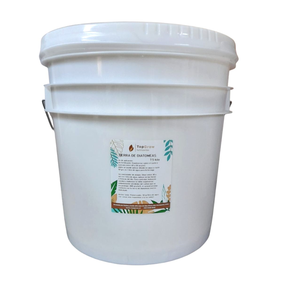 GENERICO - Tierra Diatomeas Fertilizante Insecticida ecológico - 7,5 kg