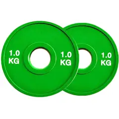 BASKO FITNESS - Discos Olimpicos 1 Kg Par Fraccionados