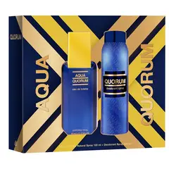 PUIG - Estuche Antonio Aqua Quorum EDT Spray 100 ml + 150ml Deo