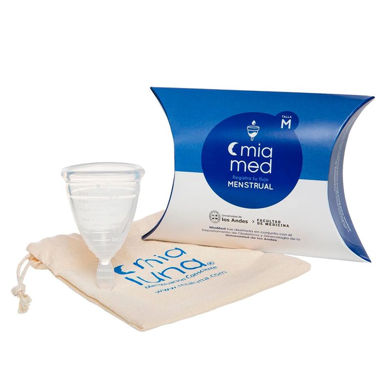 MIALUNA - Copa Menstrual Mia Luna Mia Med Traslucida Talla M MIALUNA