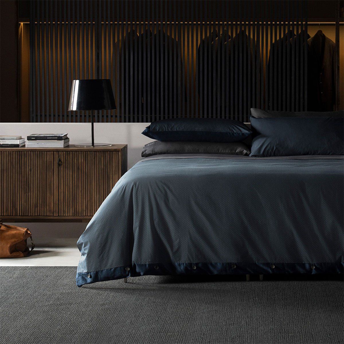 ROSEN - Funda Plumón Rosen Algodón Sergio Arias Print S.King Navy