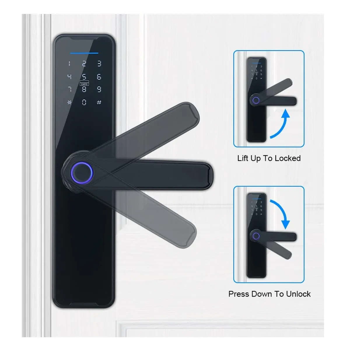 MOBII - Cerradura Electronica Inteligente Huella Digital