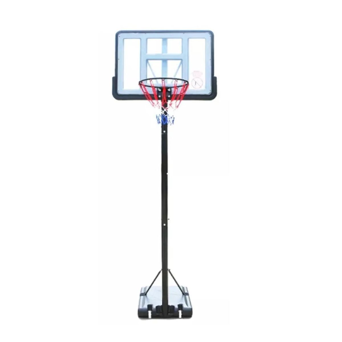 AUCKLAND OUTDOOR - Aro Basquetbol Basketball Altura Regulable Portatil Red