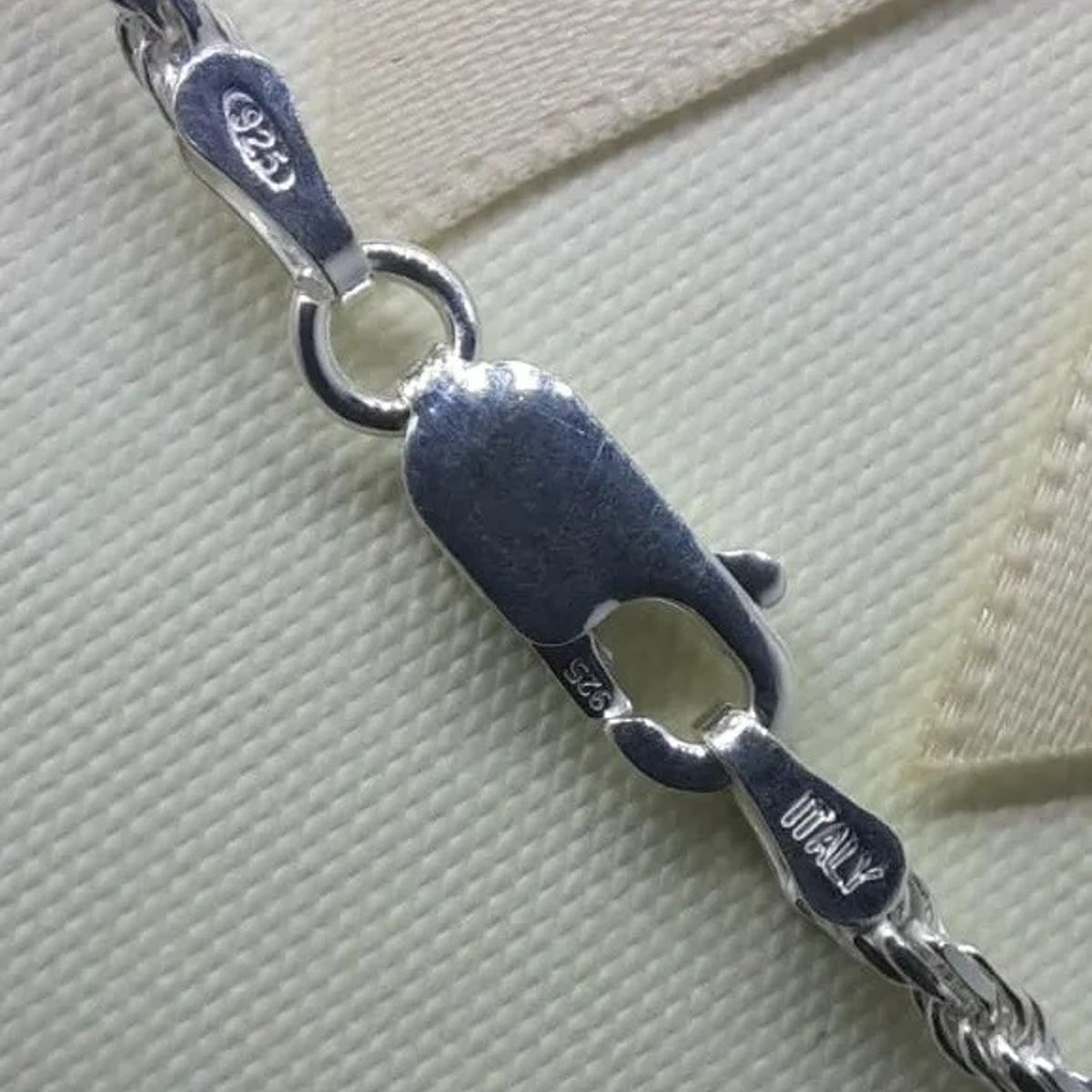 GENERICO - Cadena tejido Tourbillon en plata Italiana 925