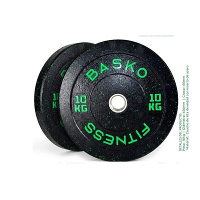 Imagen 2 del producto Bumper Plate Par Discos 10 Kg Pesas