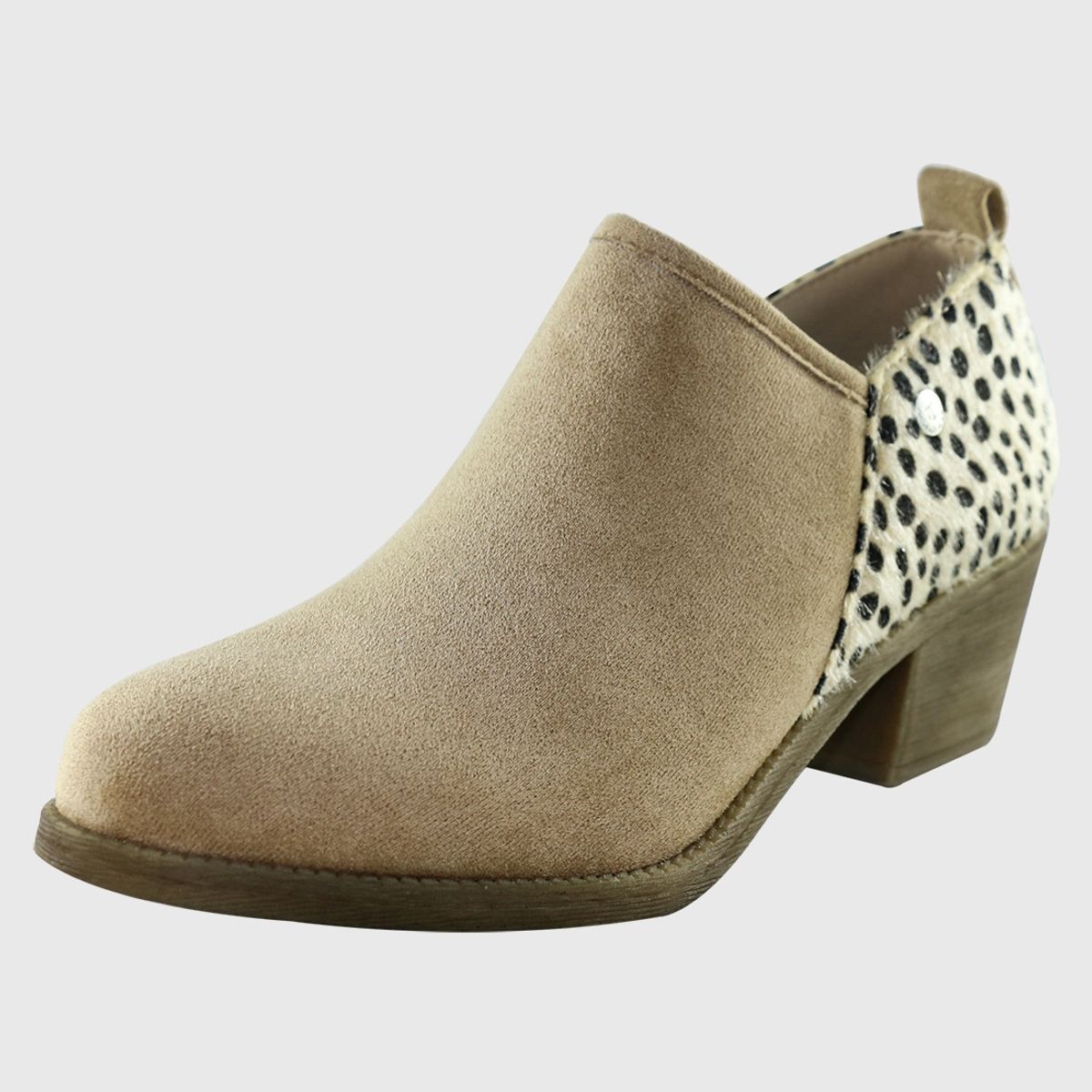 DINASTELLA - Zapato furry bajo Khaki Danicolle