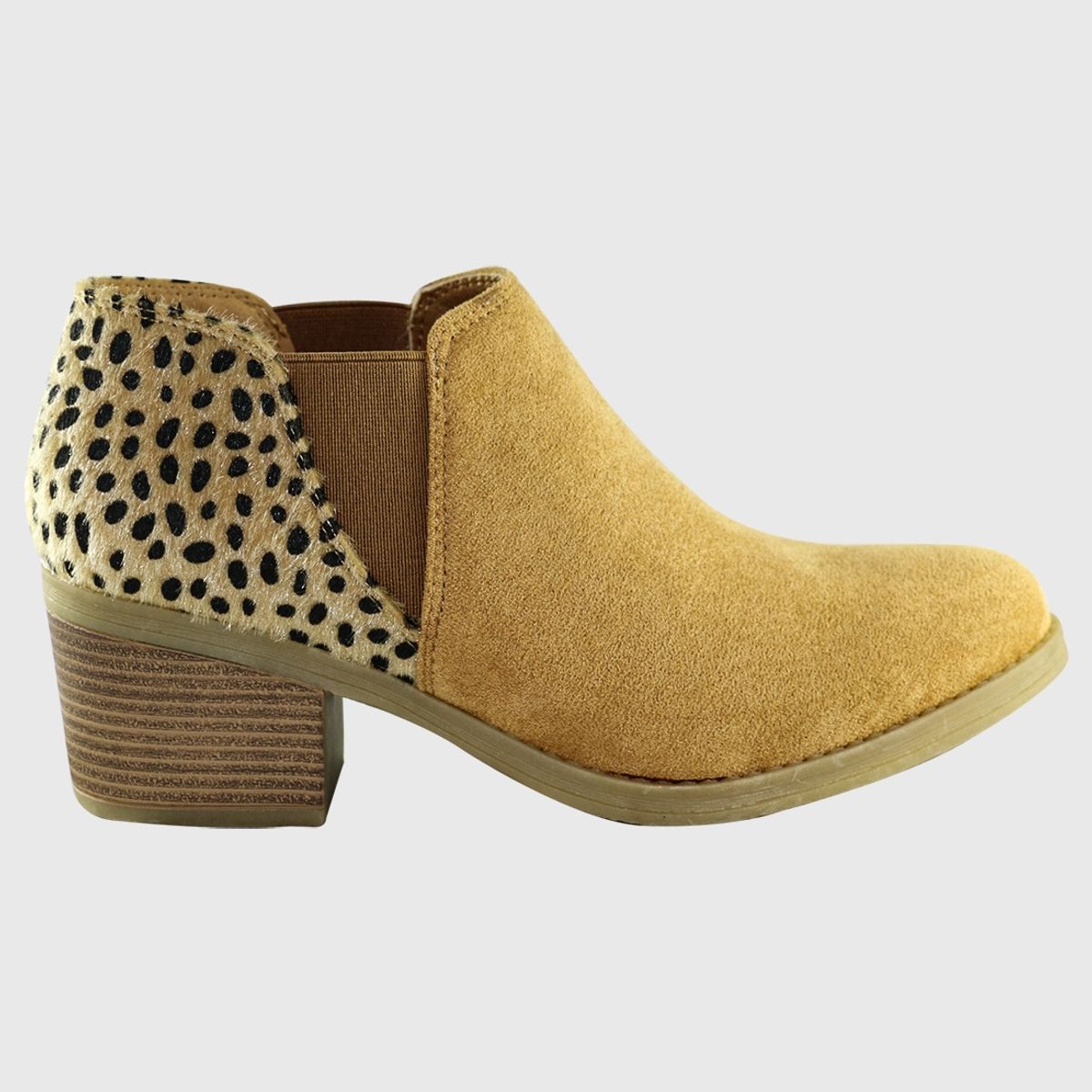 DINASTELLA - Botin animal print Camel Danicolle