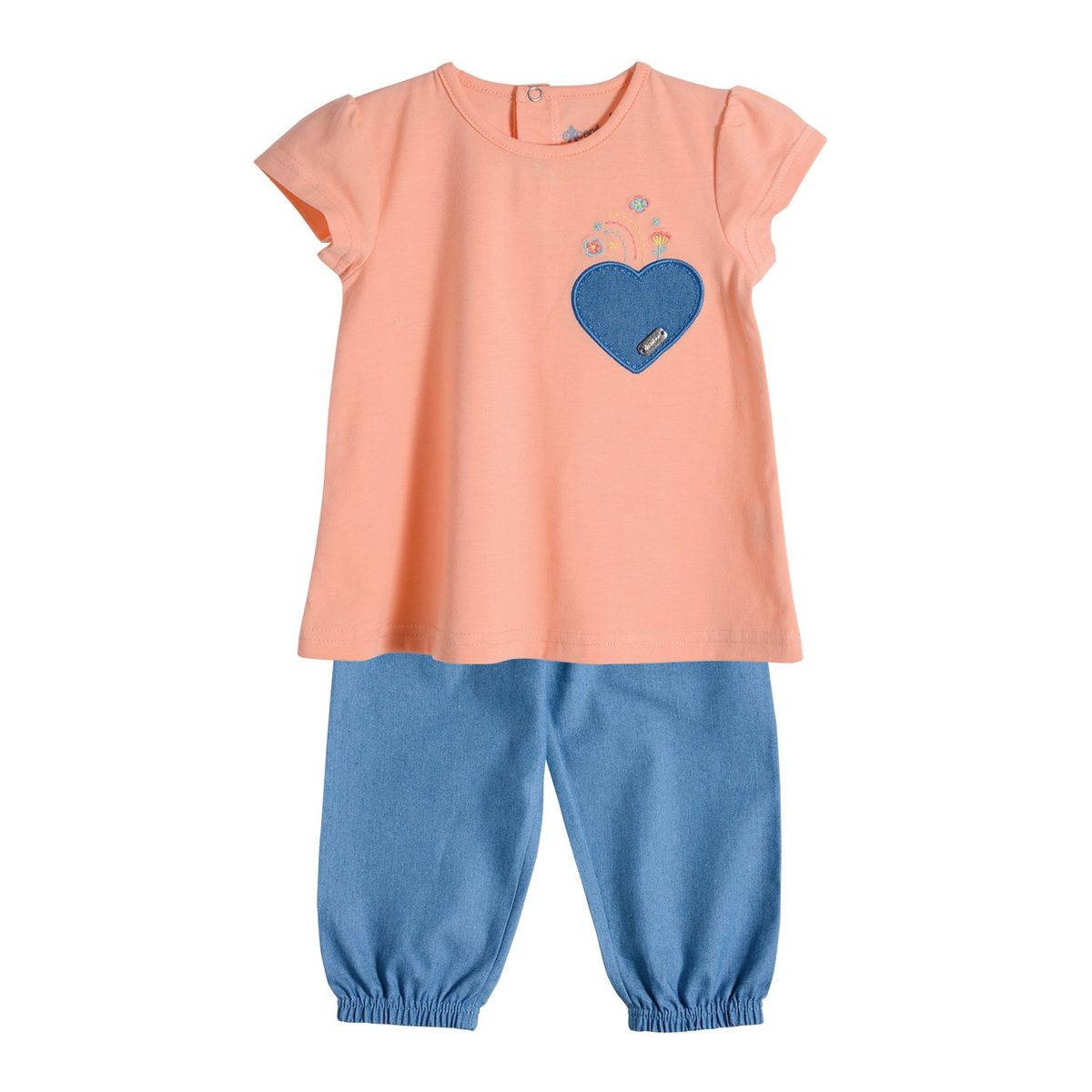 EXCEPTION - Conjunto Polera y Pantalón Bebé Niña Exception