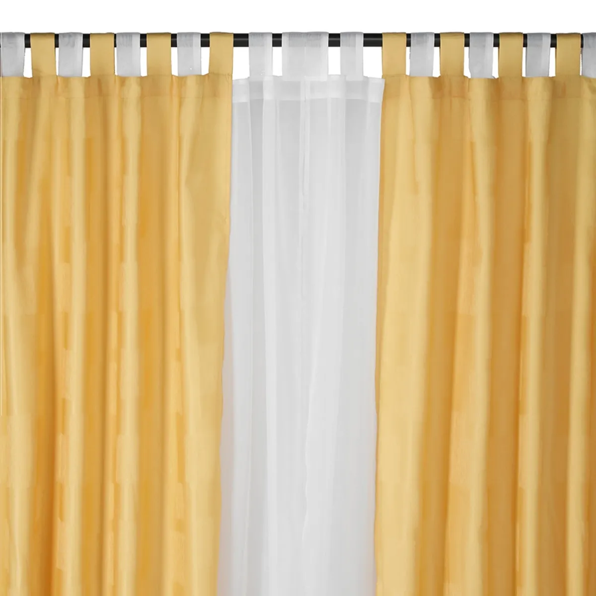 CHANTILLY - Cortina jacquard 10 pcs capital 145x220 - oro CHANTILLY