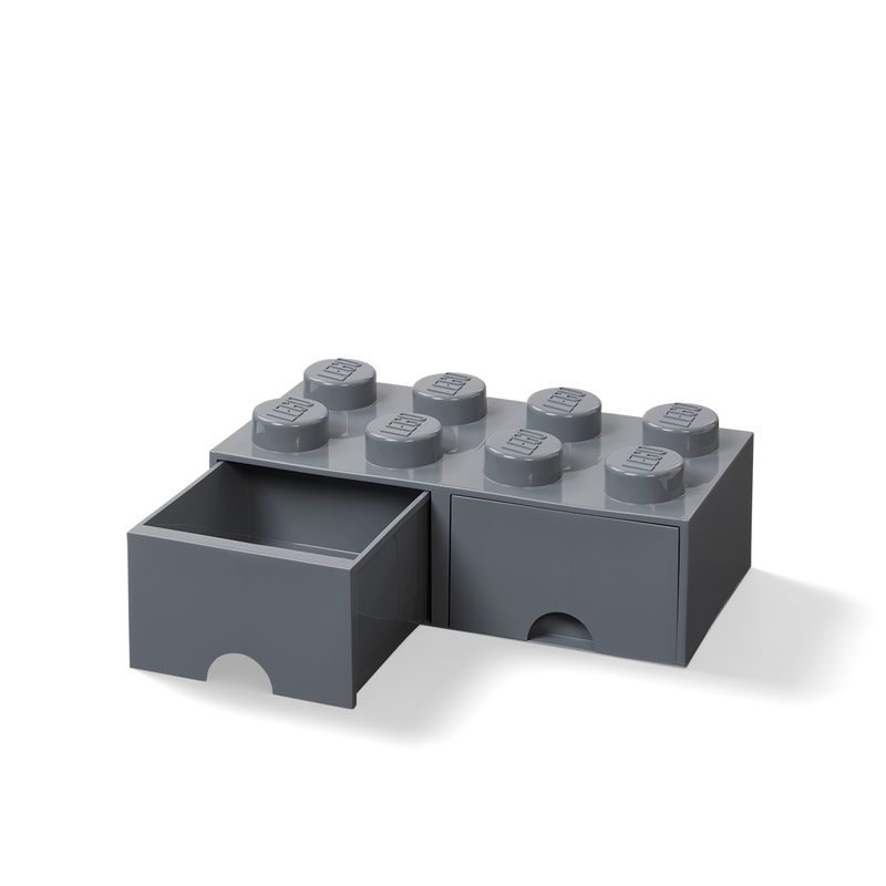 LEGO STORAGE - Contenedor LEGO BRICK DRAWER 8 - DARK GREY