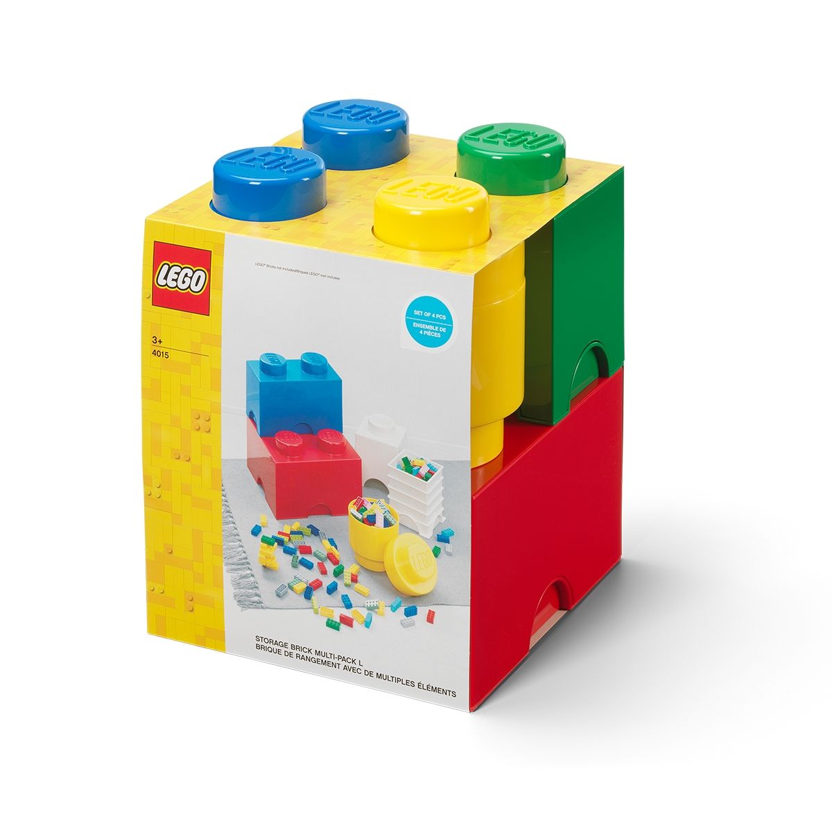 LEGO STORAGE - Pack Contenedores LEGO BRICK 4PCS CLASSIC