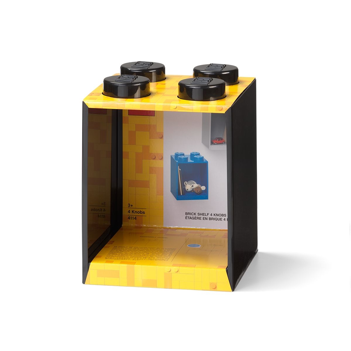 LEGO STORAGE - Repisa LEGO 4 KNOBS - BLACK