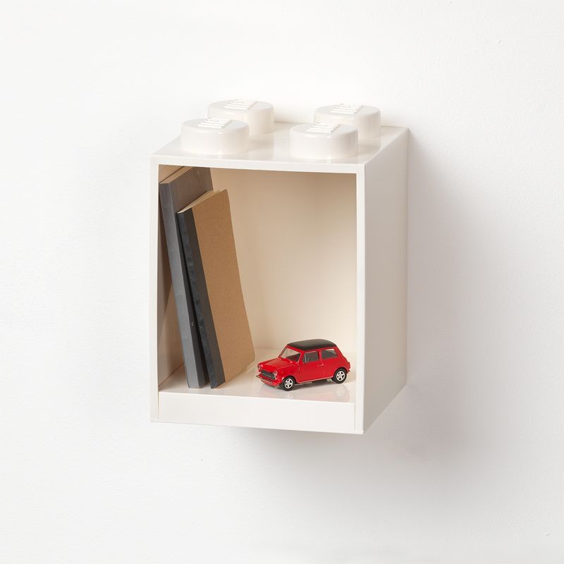 LEGO STORAGE - Repisa LEGO 4 KNOBS - WHITE