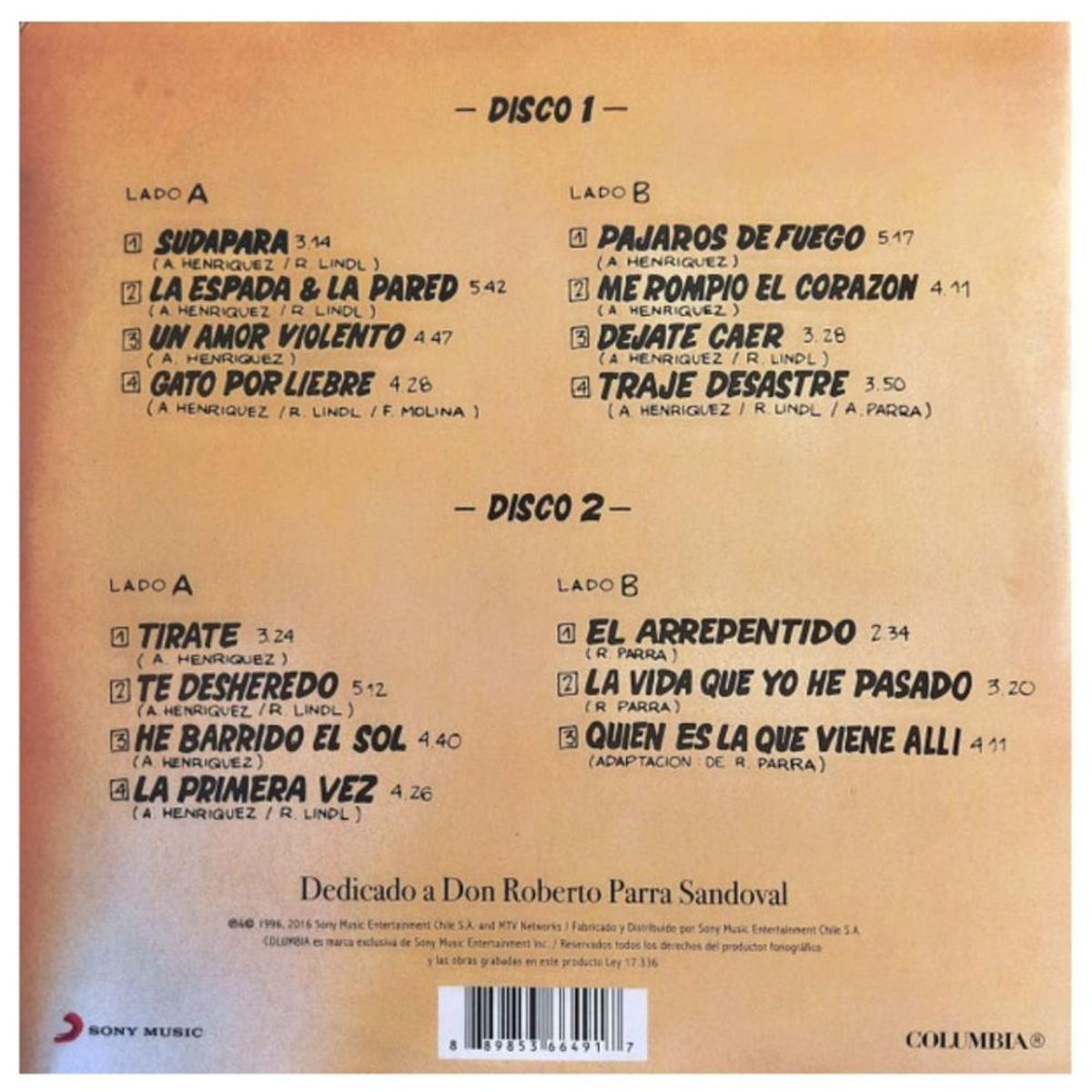 HITWAY MUSIC - LOS TRES - MTV UNPLUGGED 2LP - VINILO