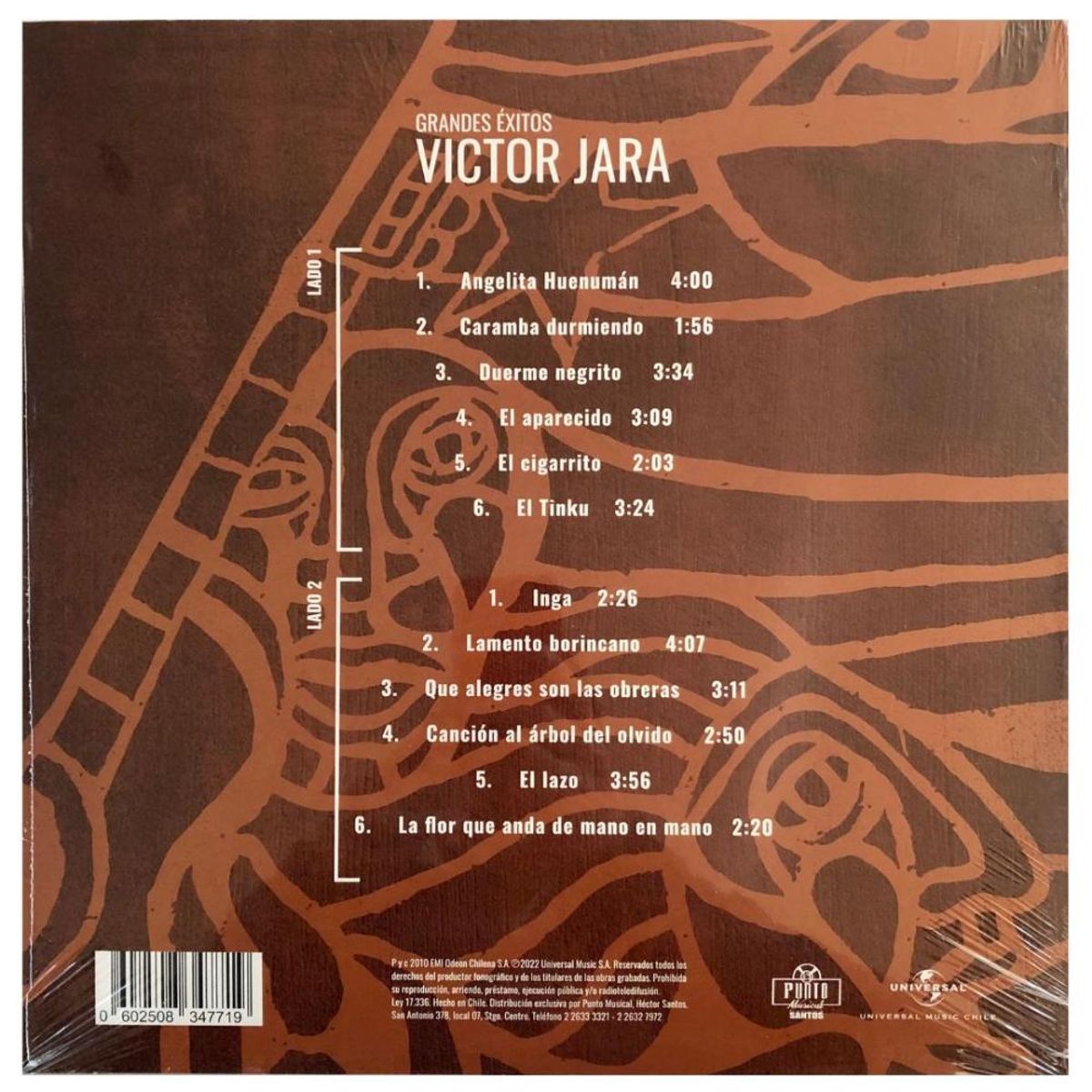 HITWAY MUSIC - VICTOR JARA - GRANDES EXITOS - VINILO HITWAY MUSIC