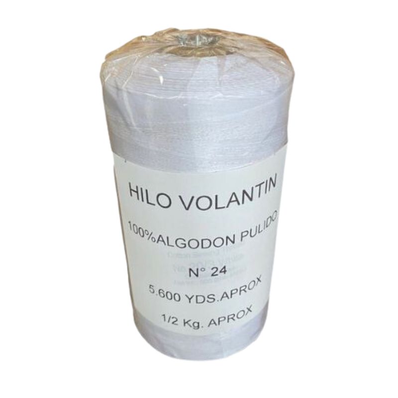 GENERICO - Hilo de Volantín Algodon Glazed N°24 5.600YDS Original