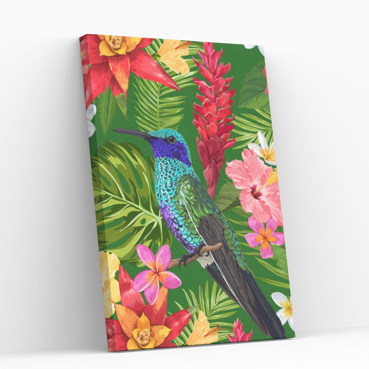 GENERICO - Pintura por números 25x35cm en bastidor Colibri - Painting by number