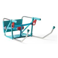 Silla de comer turquesa