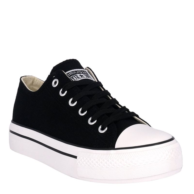 ALQUIMIA - Zapatilla Mujer Negro Trugberg Alquimia