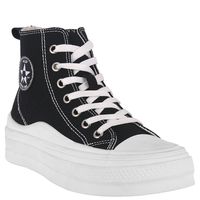 Zapatilla Escolar Mujer Negro Acampe