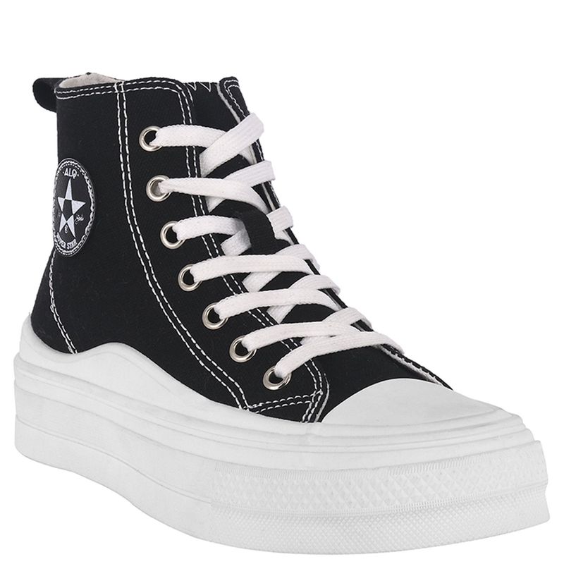 ALQUIMIA - Zapatilla Mujer Negro Acampe Alquimia