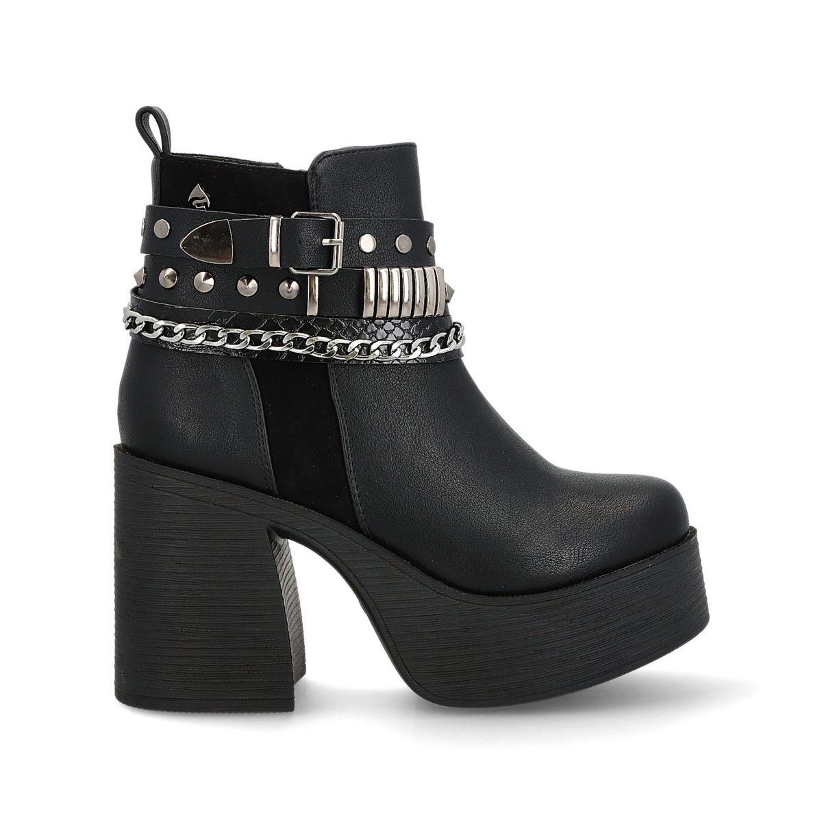 GOTTA - Botín Mujer Plataforma Negro 25631