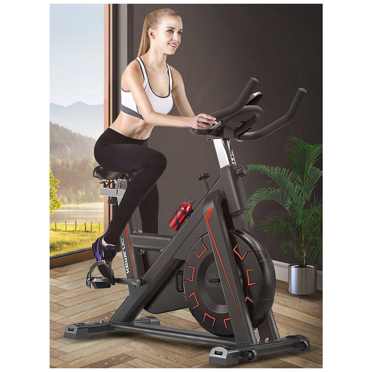 KEMILNG - Bicicleta Spinning Dynamic Indoor Fitness K730