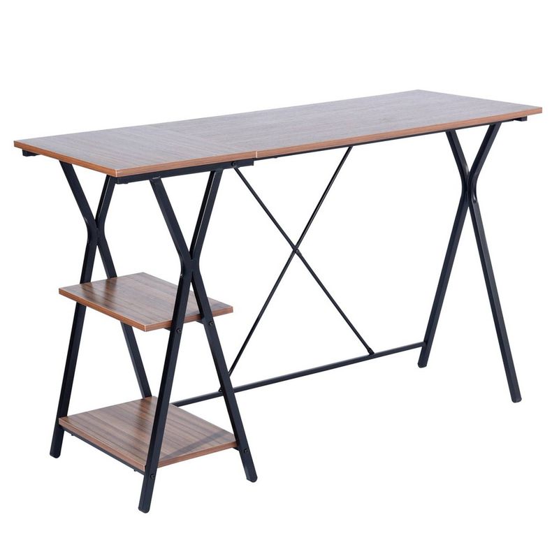 NOVAHUS - ESCRITORIO CRUZ CON REPISA 120X48X78 CM