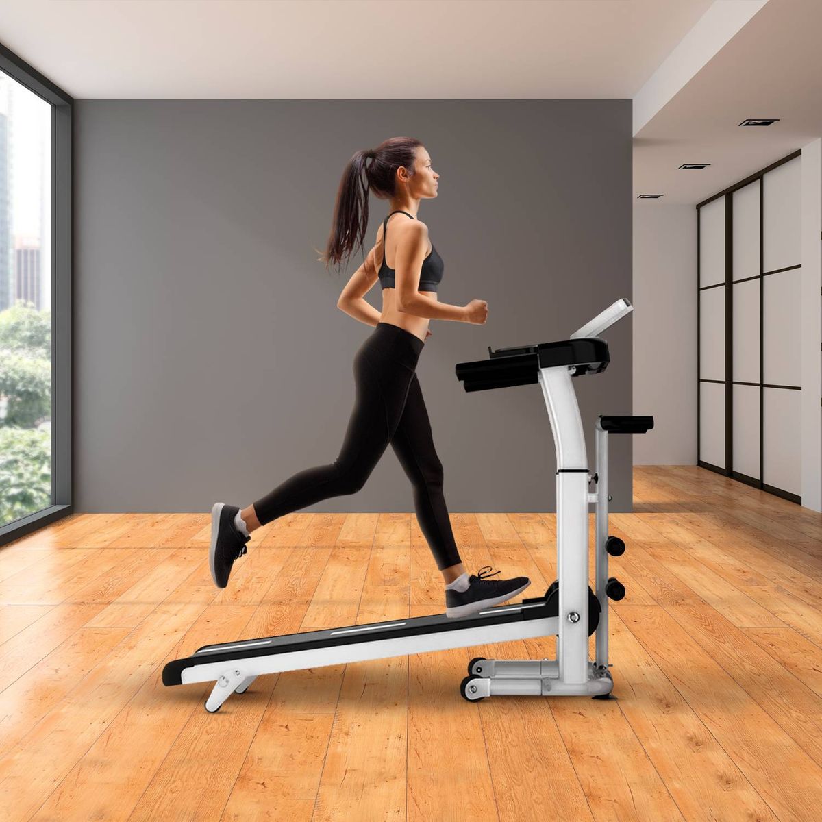 ATLETIS - Caminadora Plegable Plus Home Fitness