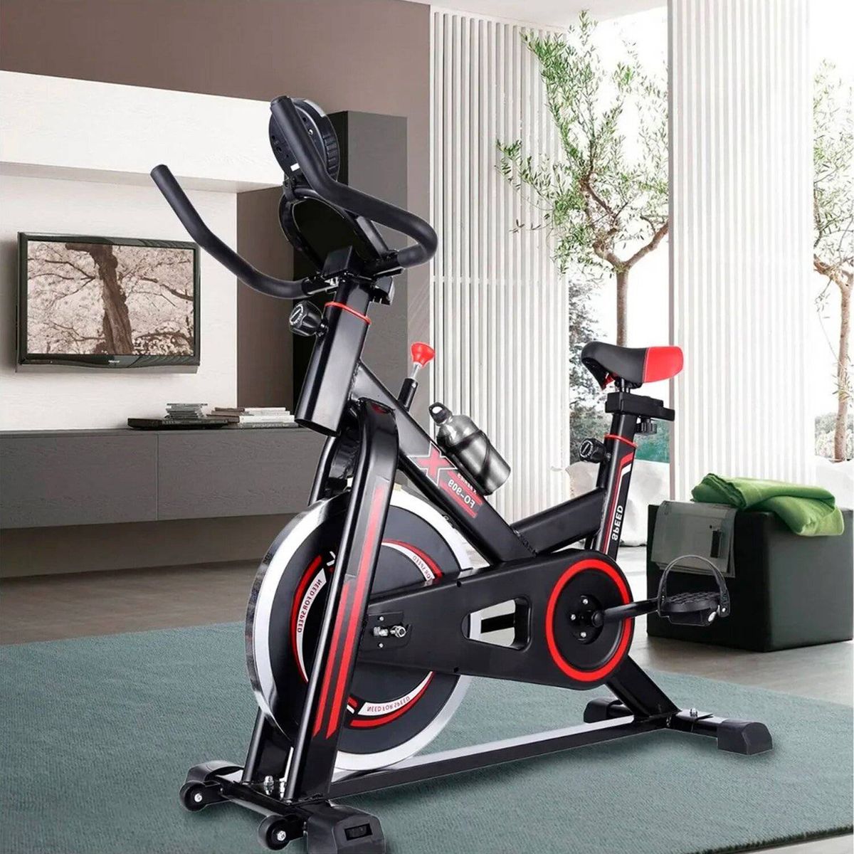 ATLETIS - Bicicleta Spinning X Speed Color Negro