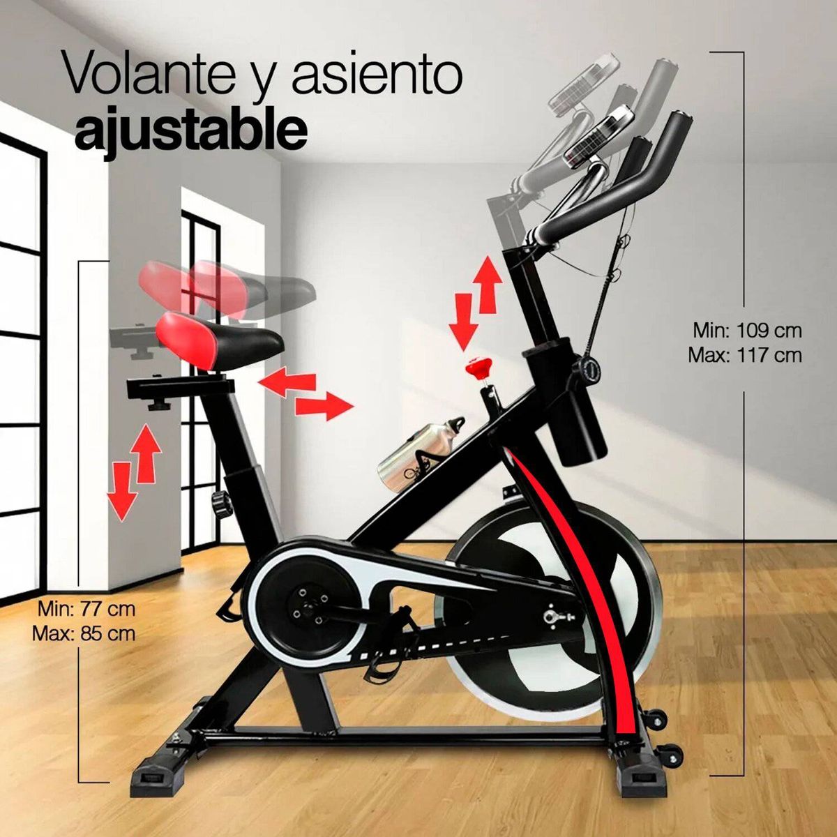ATLETIS - Bicicleta Spinning Fitness Sport