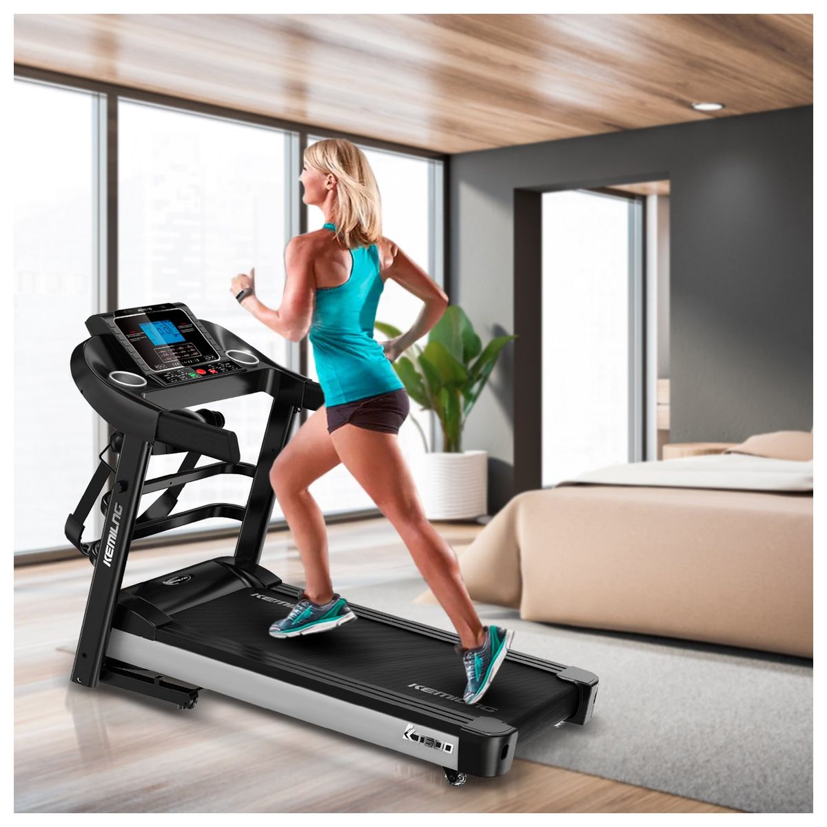 KEMILNG - Trotadora Eléctrica Kemilng K600 Plus Plegable