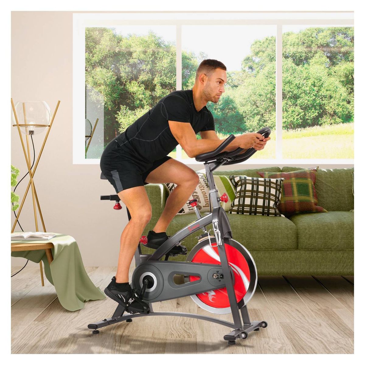 SUNNY TOYS - Bicicleta Spinning SF-B1423 Pantalla LCD