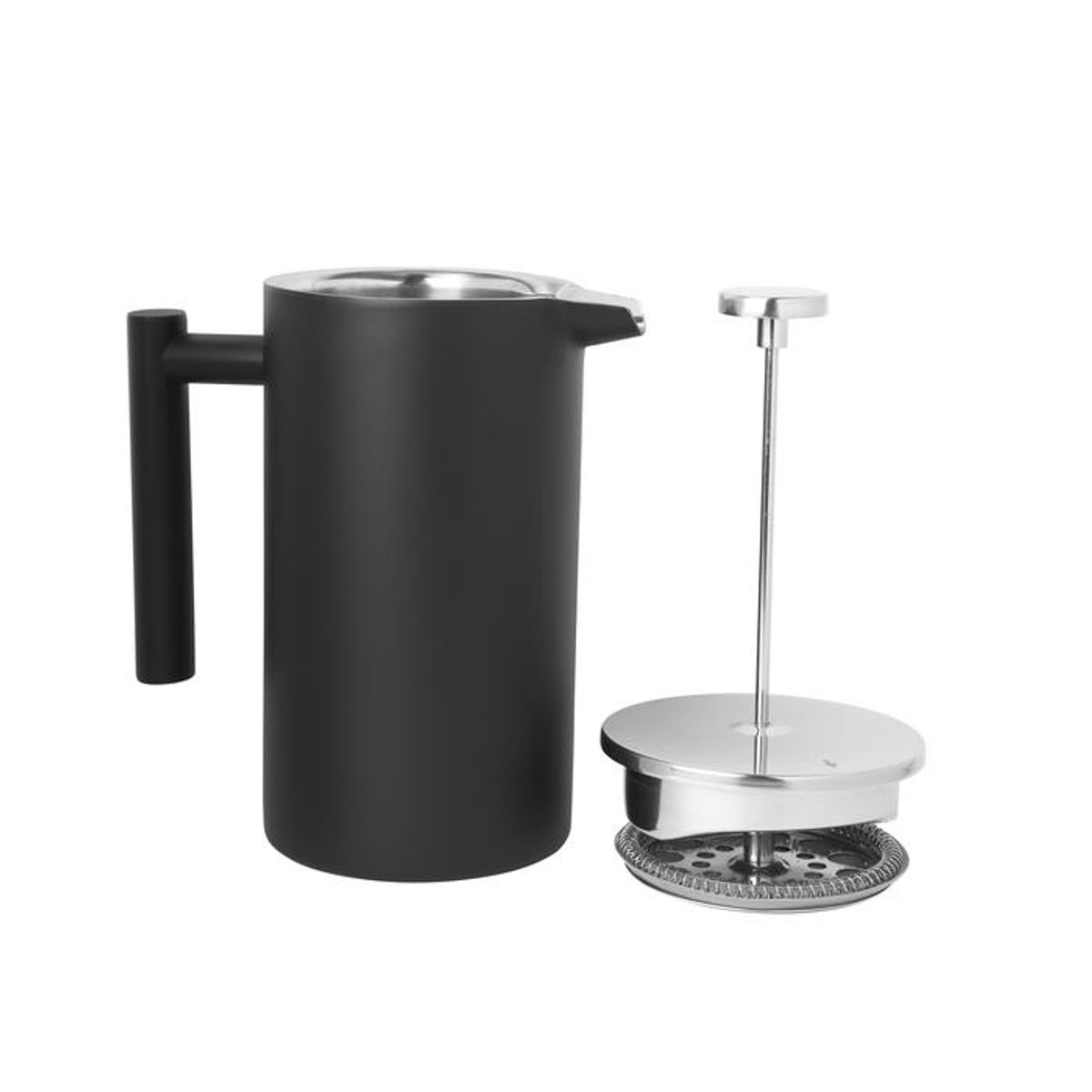 SIMPLE COOK - Cafetera prensa francesa Simple Cook Bolonia negra