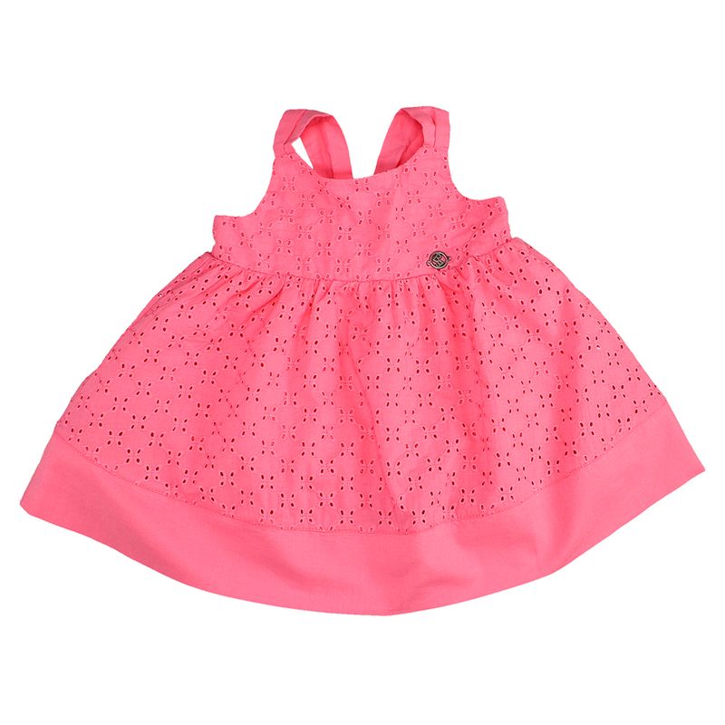 BUBBLE GUMMERS - VESTIDO BEBÉ BUBBLEGUMMERS ELEVATED NATURE ROSADO