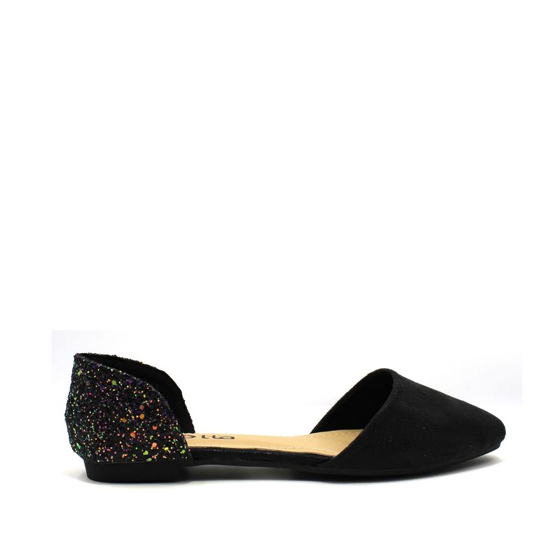 GOTTA - Babucha Mujer Negra Glitter 95362