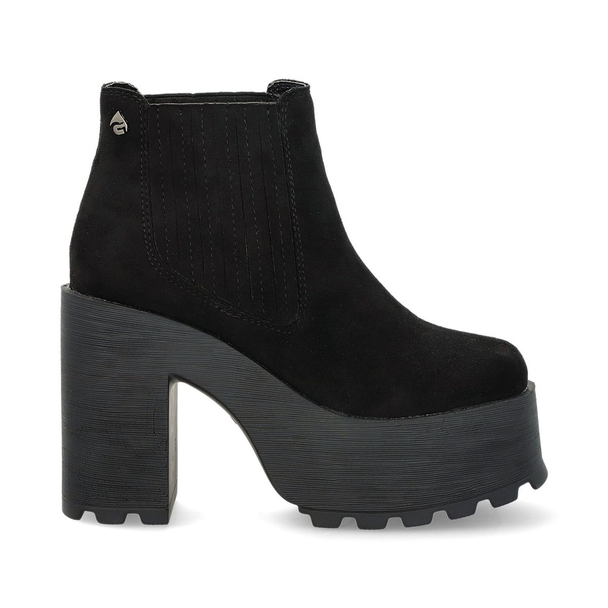 GOTTA - Botín Mujer Plataforma Negro 25642