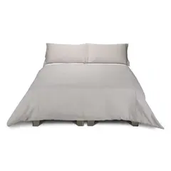 ROSEN - Funda Plumón Lino Pure Liso King Natural