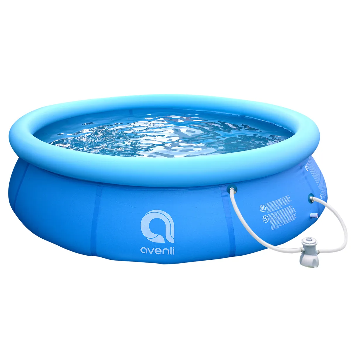 AVENLI - Piscina Inflable con Filtro 3618L 76x300cm Celeste