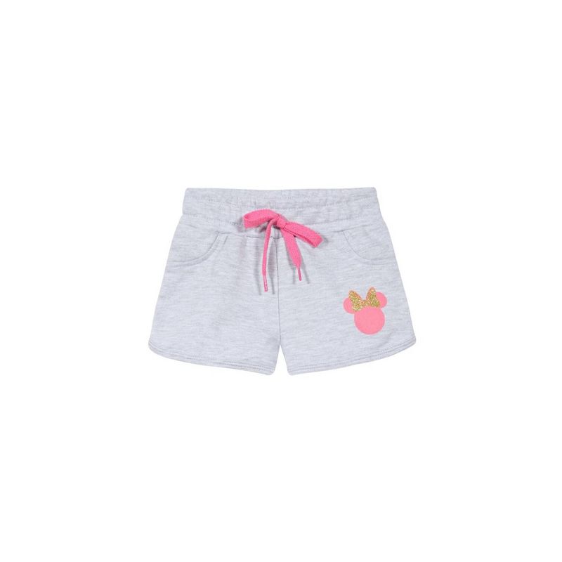 DISNEY - Short Niña Minnie Silueta Carita Gris Disney