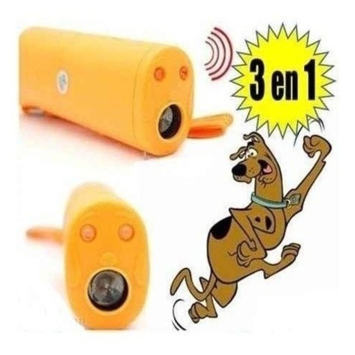 GENERICO - Repelente Auyentador Entrenador De Perros Con Linterna
