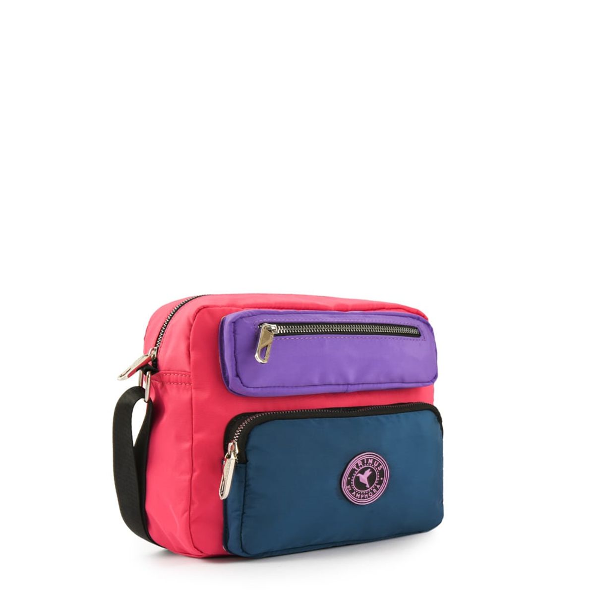 TRINUS - Cartera bandolera silvie mediana fucsia