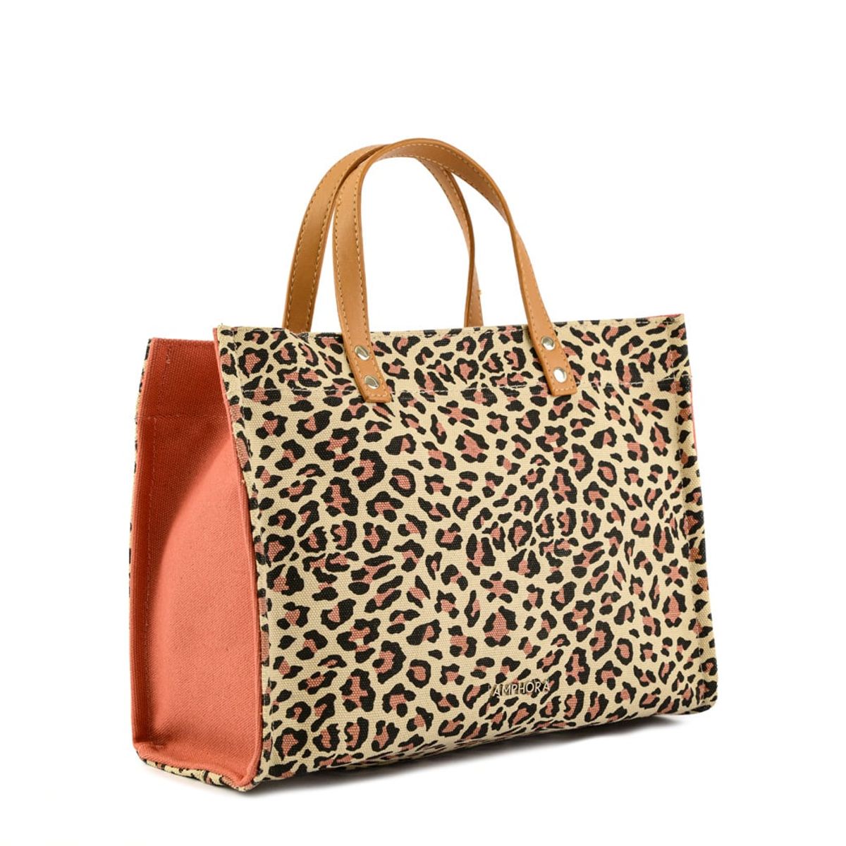 AMPHORA - Cartera Dos Asas Mediana Giovanna Beige