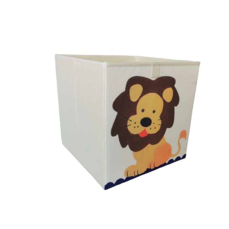KIVARA - Caja Organizador Juguetes Ropa Infantil Kivara Leon
