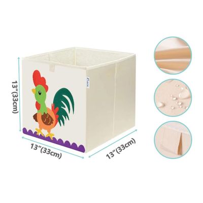 Imagen 2 del producto Caja Organizador Juguetes Ropa Infantil Gallo