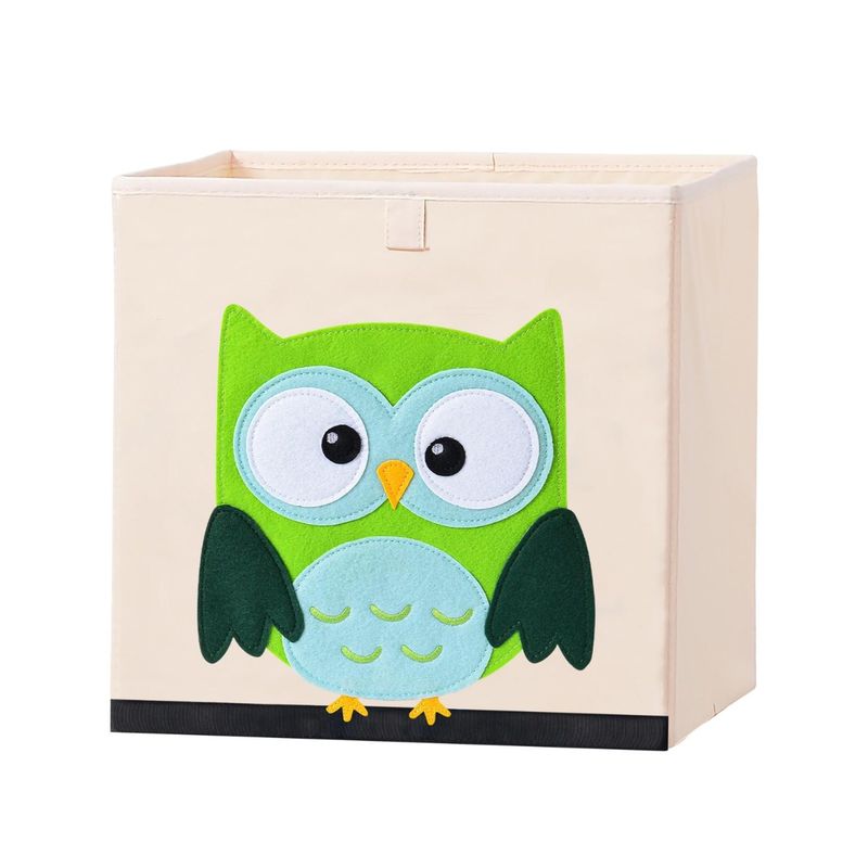 KIVARA - Caja Organizador Juguetes Ropa Infantil Kivara Buho