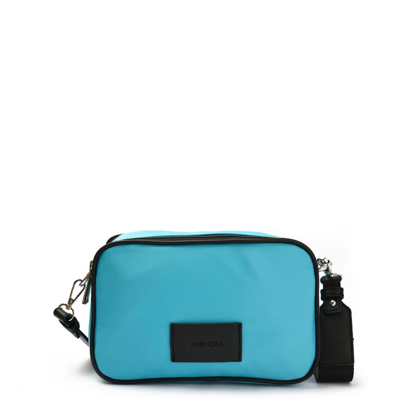 AMPHORA - Cartera Bandolera frezzy pequeña turquesa
