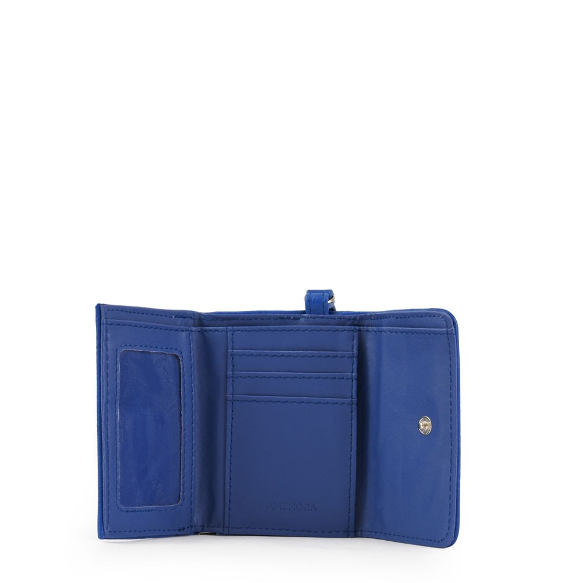 AMPHORA - Billetera Cierre Exterior Pequeña Delma Azul Electrico