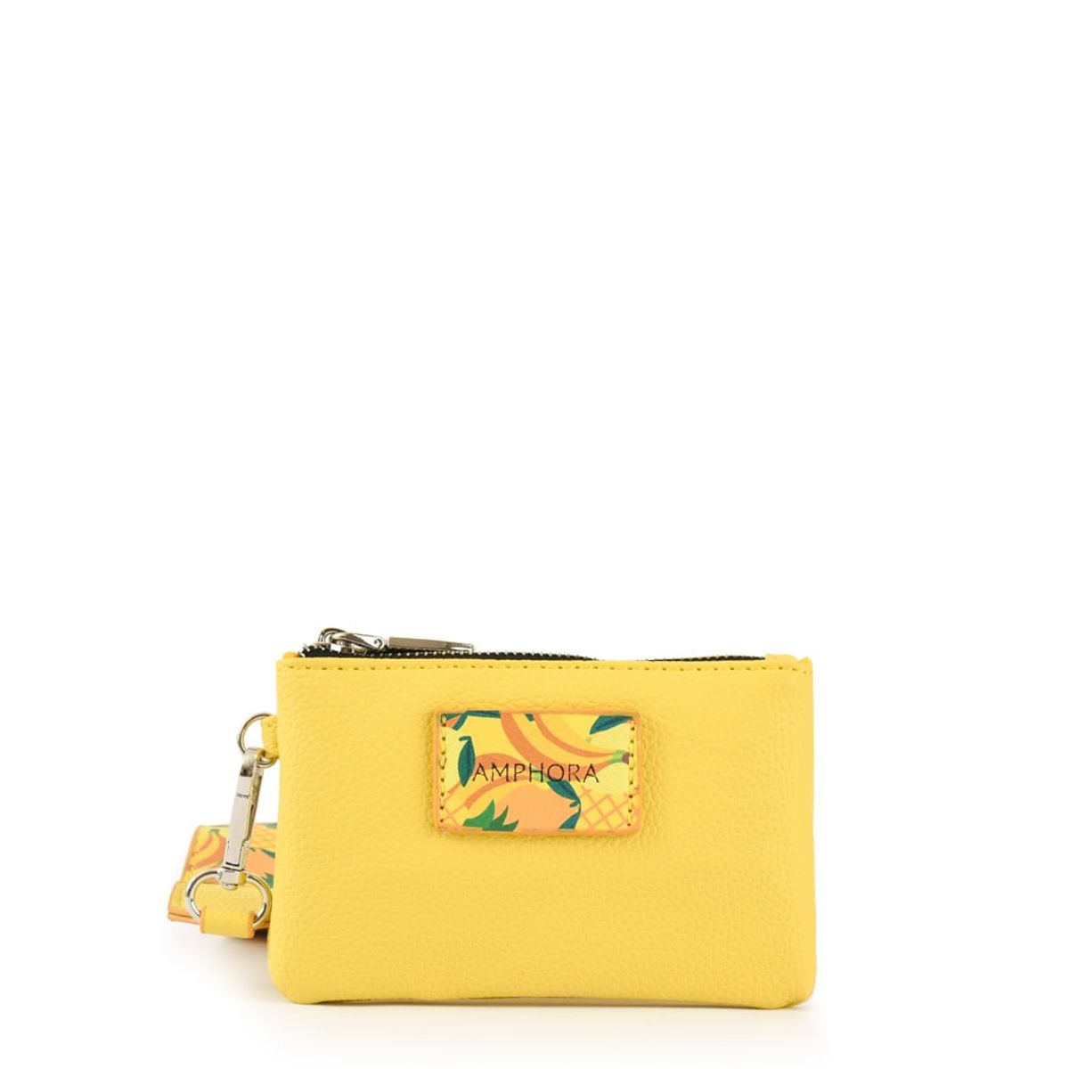 AMPHORA - Monedero rectangular fruity amarillo