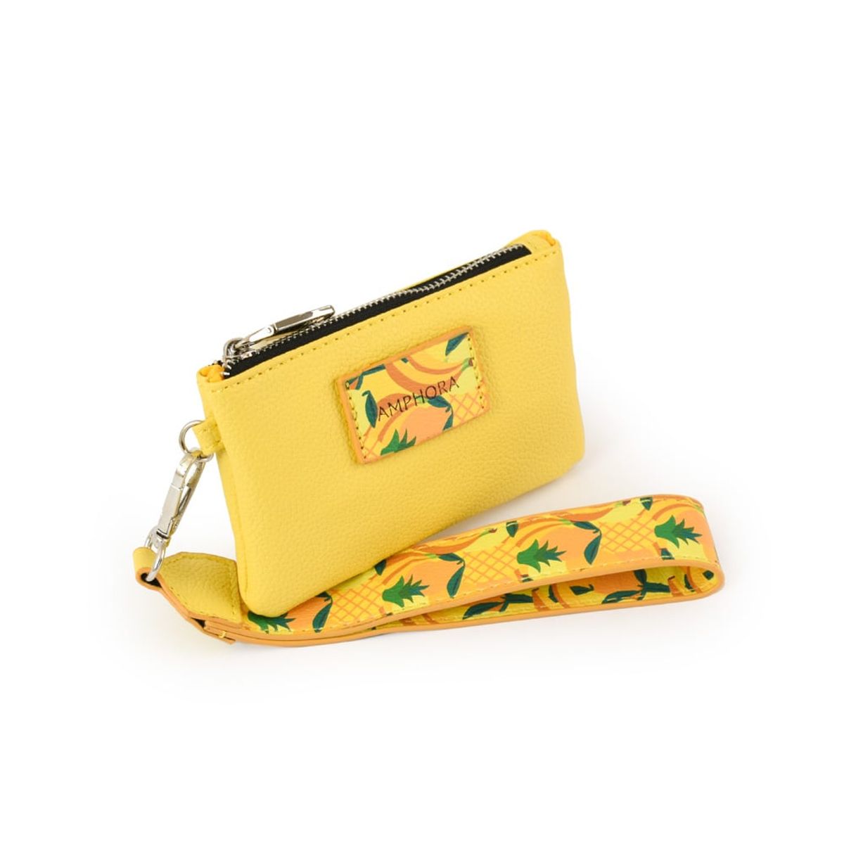 AMPHORA - Monedero rectangular fruity amarillo